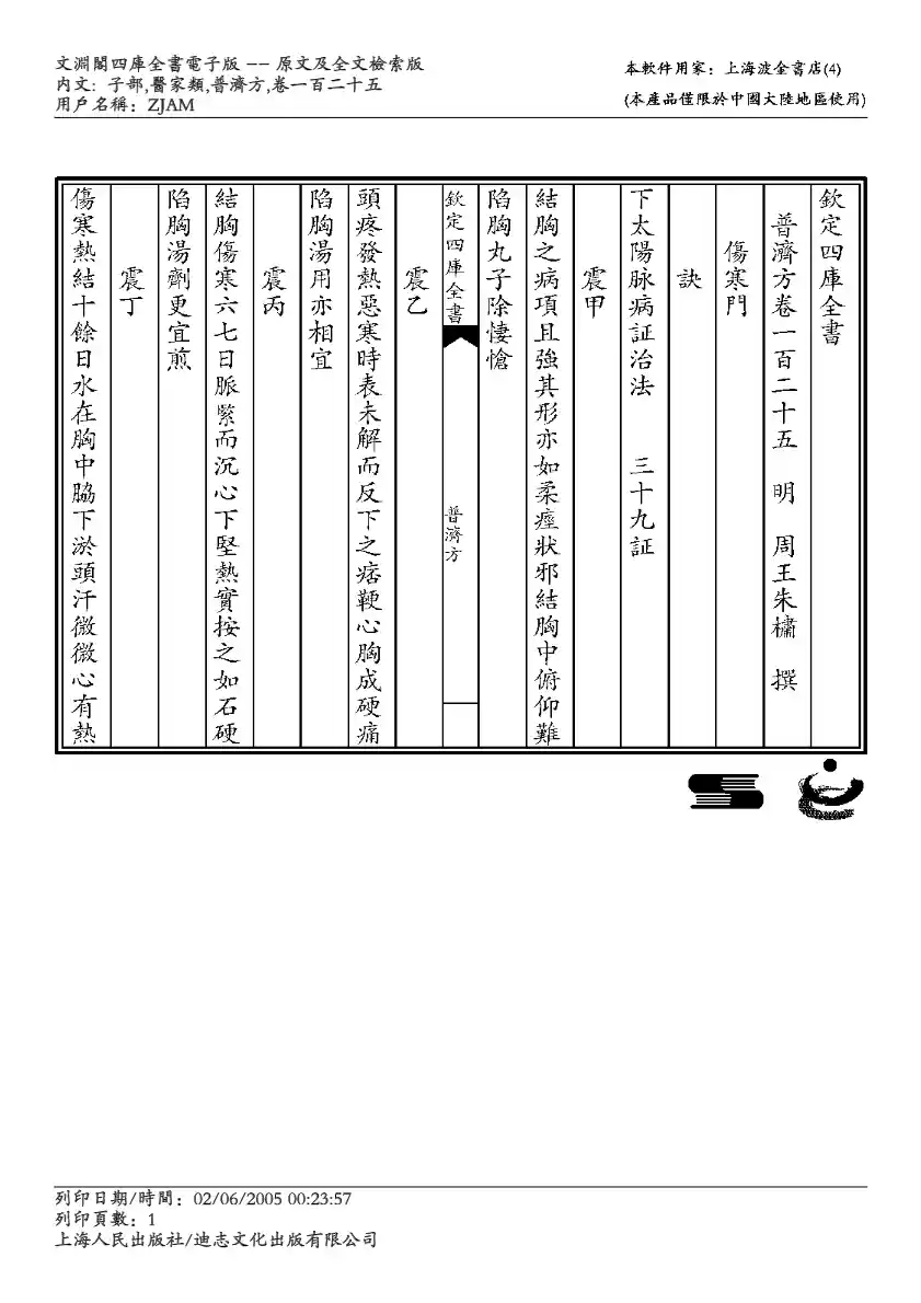 普济方-125