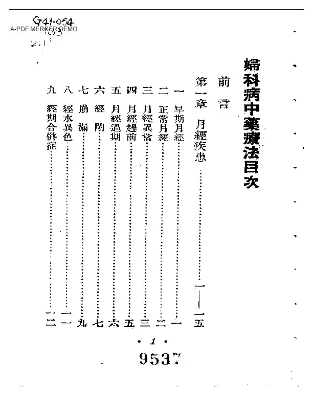 妇科病中药疗法