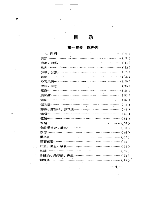 名老中医经验汇编