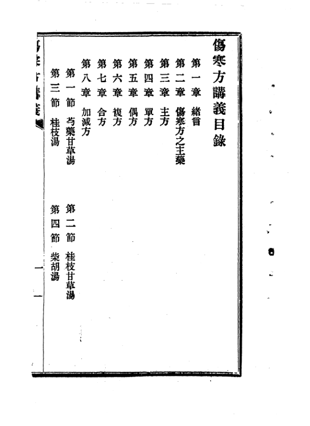 伤寒方讲义