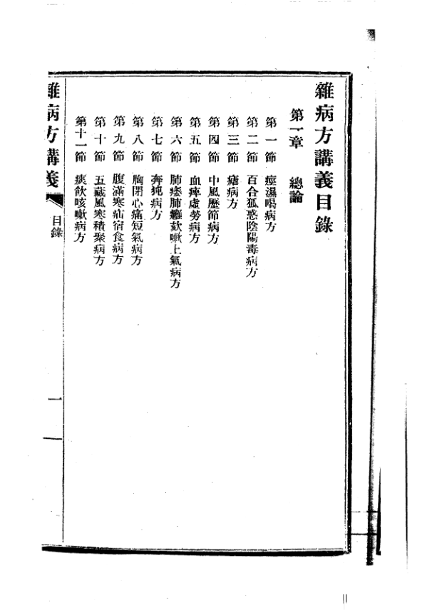 杂病方讲义